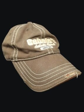 BROWN/ORANGE CABELAS VINTAGE LOOK BASEBALL CAP